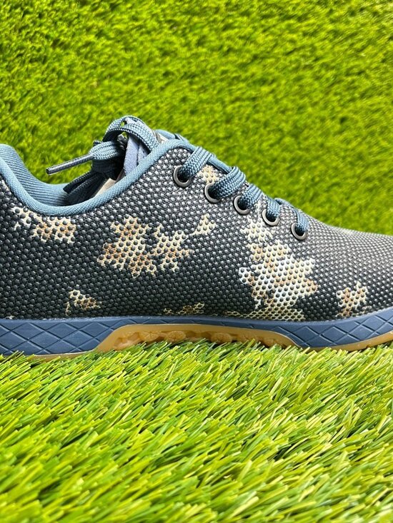 Nobull Dark Floral Gum Trainers Womens Size 8.5 Navy Blue Running Shoes Sneakers - Picture 4 of 10